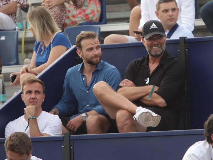 Jürgen Klopp (r.) im vergangenen Jahr auf dem Mallorca Championships in Santa Ponça.