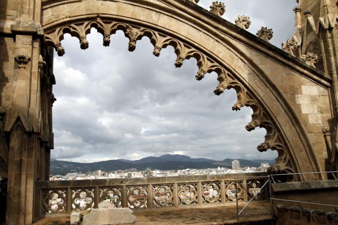 Dieses Foto von den Dachterrassen der kathedrale entstand bei einem früheren Besuch. 