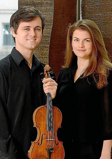 Nachwuchsmusiker mit internationalen Meriten: Aleksey Semeneko und Inna Firsova.