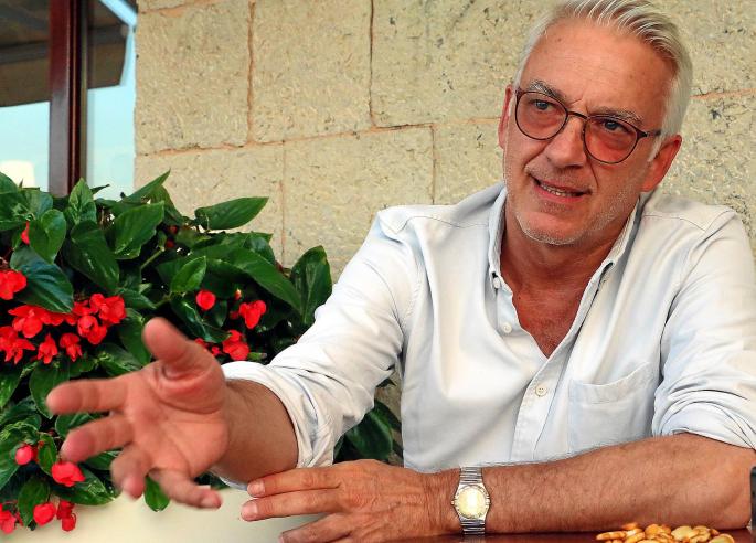 Christoph M. Ohrt während des MM-Interviews in Port de Sóller.
