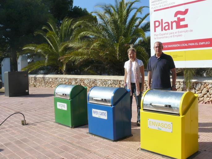 SANTANYI. RECOGIDA BASURA. CALA D'OR CUENTA CON UN SISTEMA DE RECOGIDA DE BASURAS SOTERRADO.