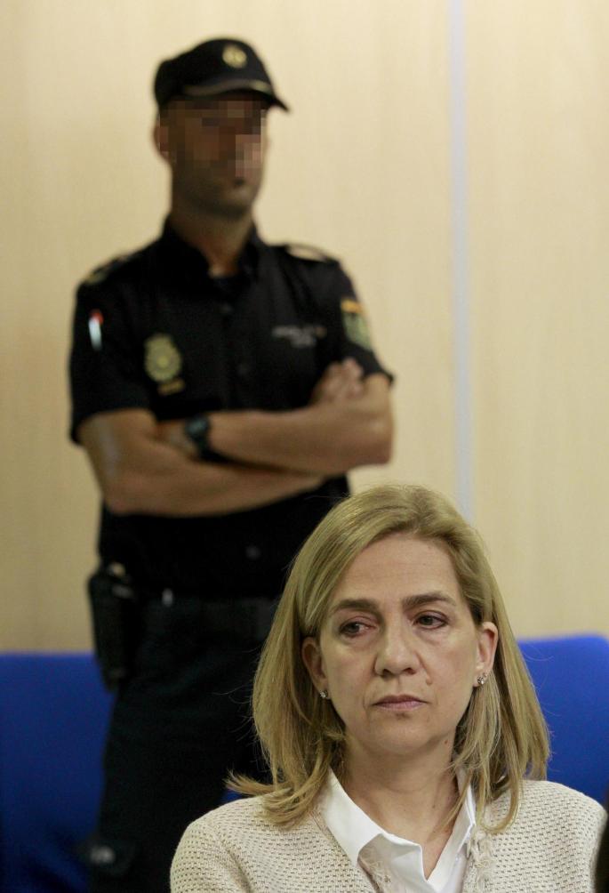 Infantin Cristina vor Gericht auf Mallorca.