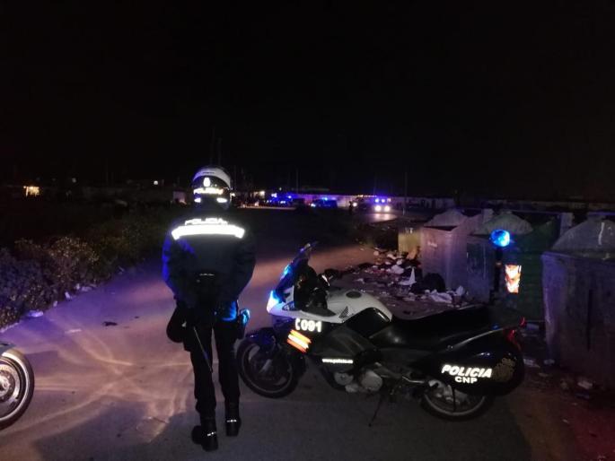 Rund 20 Polizeibeamte waren im Einsatz.