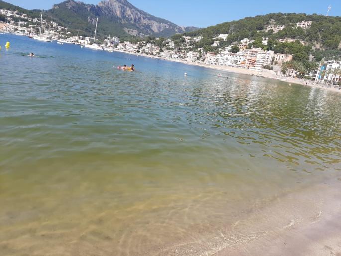 Von glasklarem Wasser kann in der Bucht von Sóller zurzeit keine Rede sein.