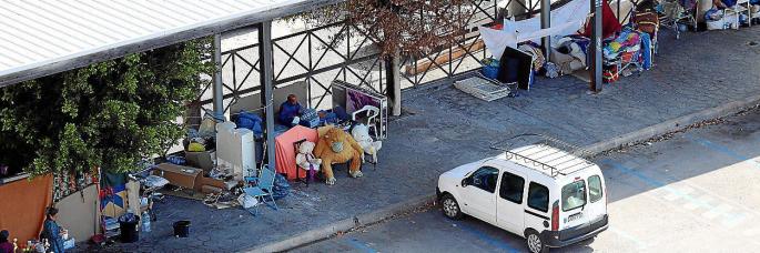 Mehrere Obdachlose siedelten sich in den vergangenen Monaten in der Zone an.