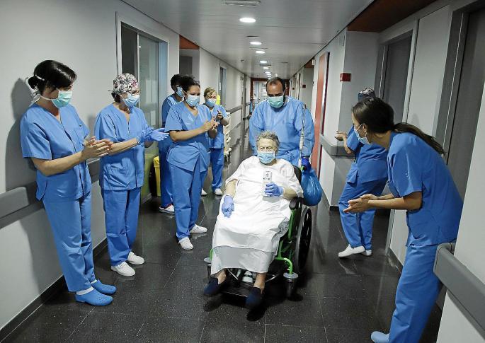 Personal des Krankenhauses Son Espases