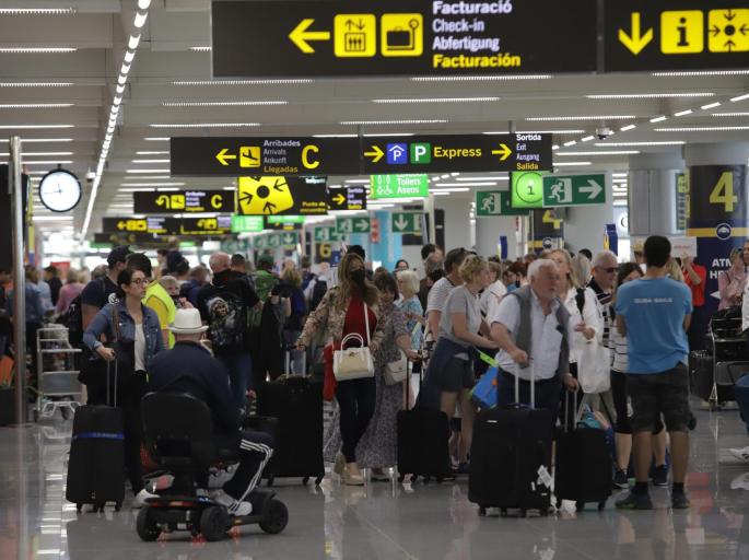 Auf dem Flughafen ist es derzeit sehr eng.