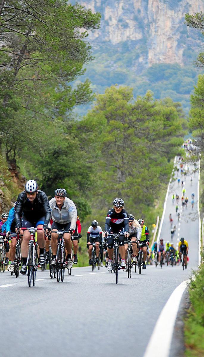 Ein Foto aus dem vergangenen Jahr. Im Vergleich zur letztjährigen Ausgabe des Mallorca 312 ist die Teilnehmerzahl noch einmal um