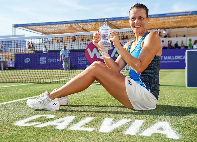 Tatjana Maria hatte nach ihrem Finalsieg allen Grund zum Strahlen.