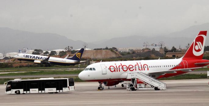 Die Air-Berlin-Flüge nach Palma de Mallorca sollen ungeachtet des Konzernumbaus weiterhin wie geplant stattfinden.