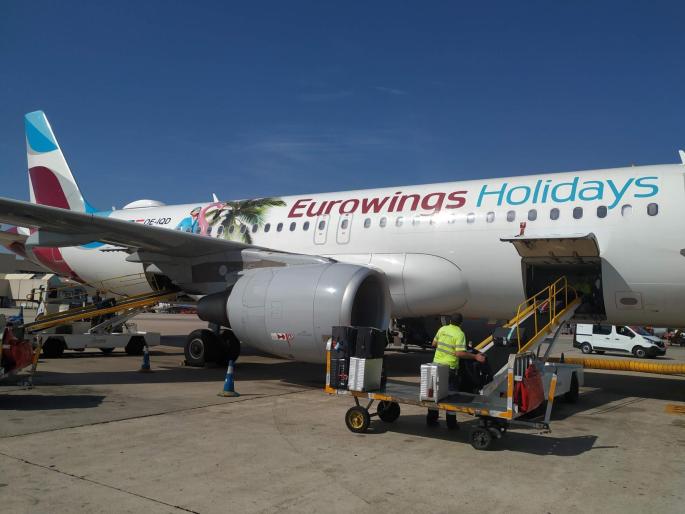 Die Fluggesellschaft Eurowings führt über die Osterferien täglich rund 400 Flüge durch.