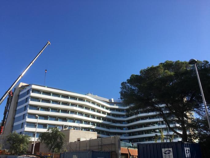 Das Hotel Iberostar Llaut Palace.
