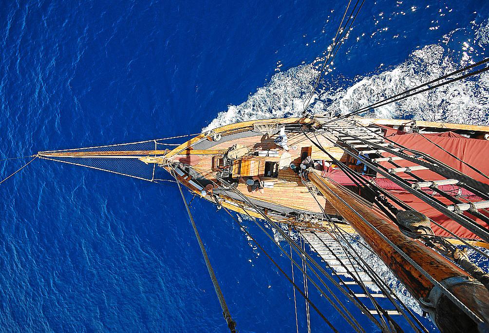 Die Tovtevaag ist 110 Jahre alt und war ursprünglich ein norwegisches Fischerboot.