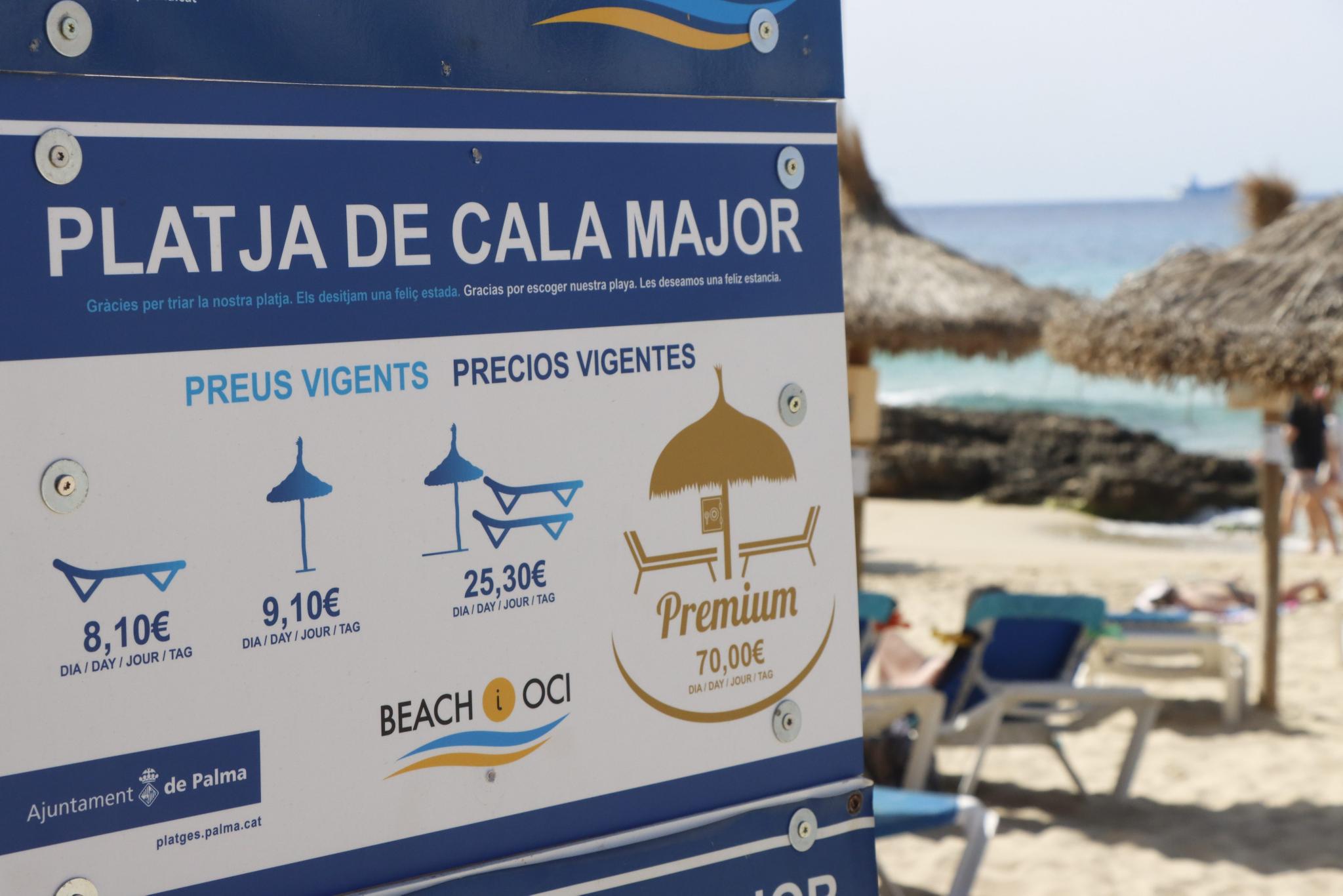 Preise Fur Liegen Und Sonnenschirme Auf Mallorca 2022