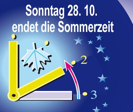 Am 28 Oktober Beginnt Die Winterzeit