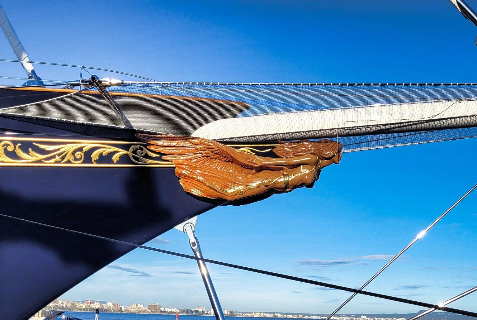 PALMA. VELEROS. El âKoruâ, de MadÃ² Pereta Jeff Bezos, en el Club de Mar. El velero mÃ¡s grande del mundo coincide en el clu