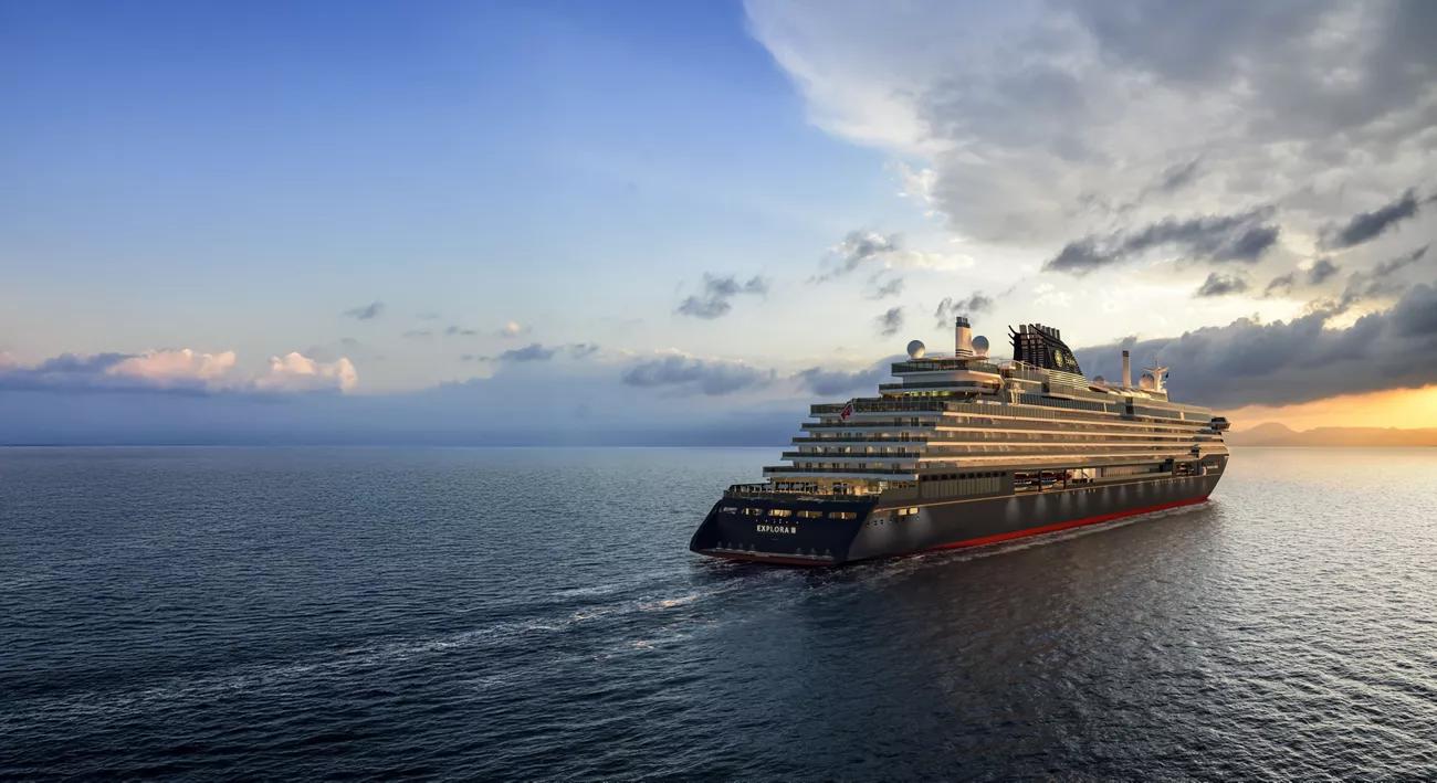 So sieht sie in ihrer ganzen Pracht aus, die Explora II, die an diesem Montag halt vor Mallorca machte.