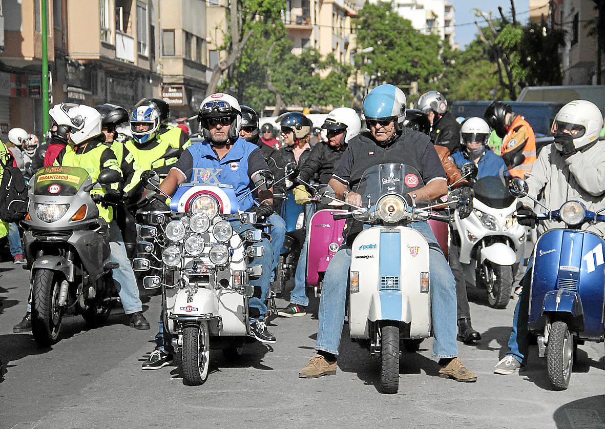 Auch auf Mallorca gibt es viele VespaFans