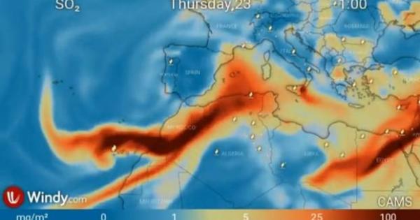 Schwefeldioxid Wolke Vom Vulkan Nimmt Kurs Auch Auf Mallorca