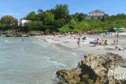 Die Playa de Sant Pere ist sehr übersichtlich.