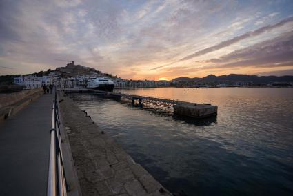 Der Hafen von Ibiza.