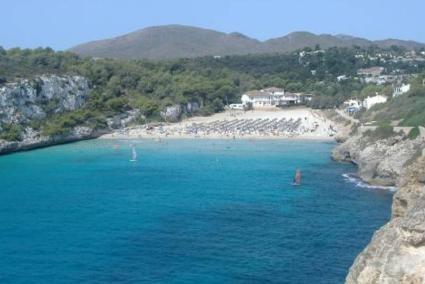 Blick auf die Cala Romántica.