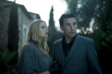 William Baldwin und Estella Warren bei den Dreharbeiten für den Thriller "Stranger Inside" auf Mallorca. 