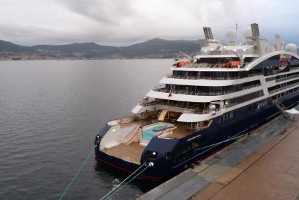 Die "Le Champlain" hat am Donnerstag Halt auf Mallorca gemacht.