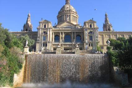 Der Montjuic-Palast in Barcelona.