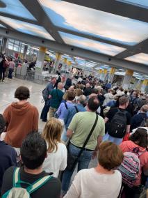 Flughafen Palma Warteschlangen