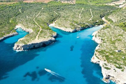 Die "Drei-Finger"-Cala Magrana, Virgili und Pilota