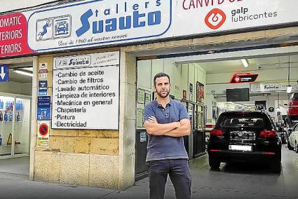 PALMA. Un clÃ¡sico, de mudanza. Talleres Suauto, que ha estado sesenta aÃ±os en la calle Blanquerna, de Palma, deja sus instalac