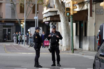 Nationalpolizisten im Einsatz in Palma (Archivfoto).