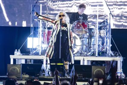 Blondie am Donnerstagabend beim Mallorca Live Festival in Magaluf.