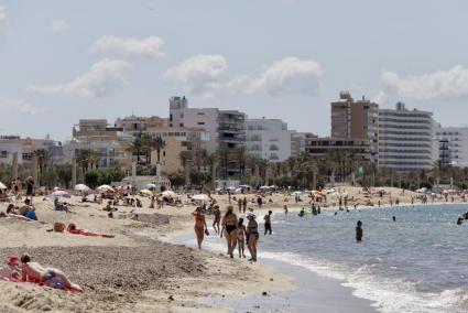 Die Temperaturen in den kommenden Tagen laden auf Mallorca zum Baden ein.