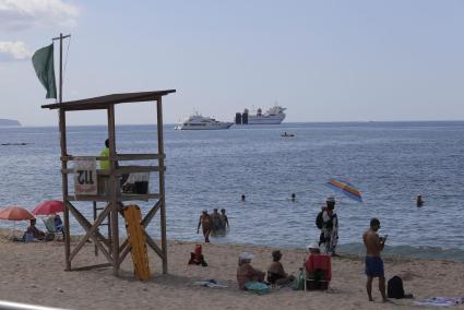 Blick auf den Can-Pere-Antoni-Strand.