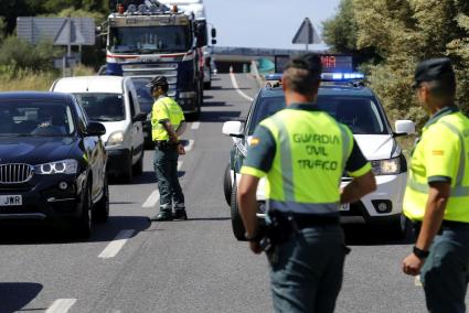 Die Guardia Civil Tráfico ist für den Straßenverkehr zuständig.