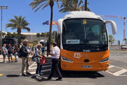 FTI-Reisebus auf Mallorca.