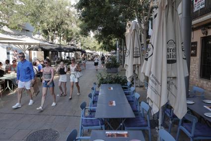 Calle Fábrica in Santa Catalina, Palma