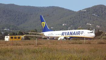 Ryanair-Jet auf Ibiza (Archivfoto).