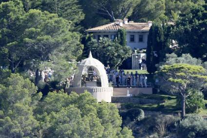 Gina Schumacher und Iain Bethke haben auf Mallorca auf der Finca der Familie in Andratx geheiratet.