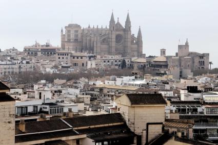 PALMA - VISTA GENERAL DE PALMA.
AL FONDO LA CATEDRAL DE PALMA.