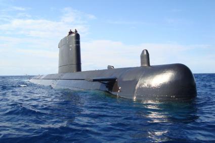 Das U-Boot kann 45 Tage am Stück unter Wasser bleiben.