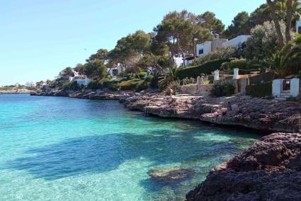 Blick auf Immobilien in Cala d'Or
