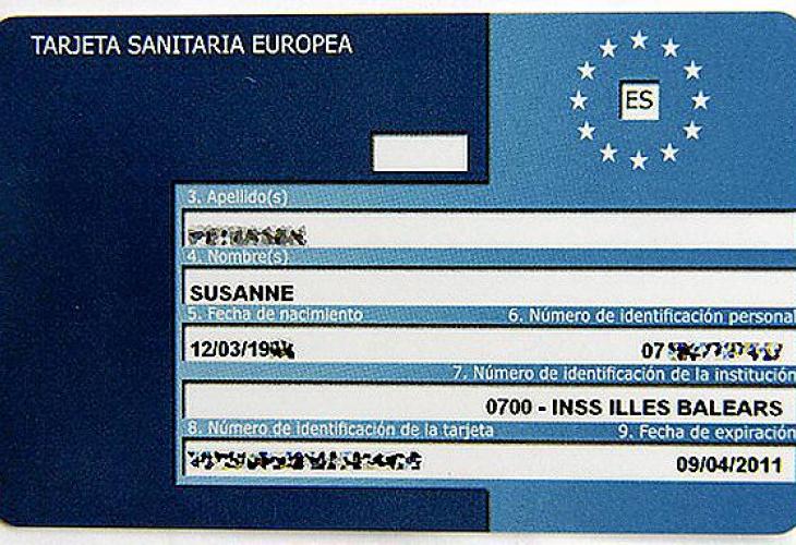 tarjeta sanitaria europea