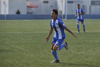 Trotz Führung kamen die Blaue-Weißen von Atlético Baleares nicht über ein 1:1-Remis hinaus.