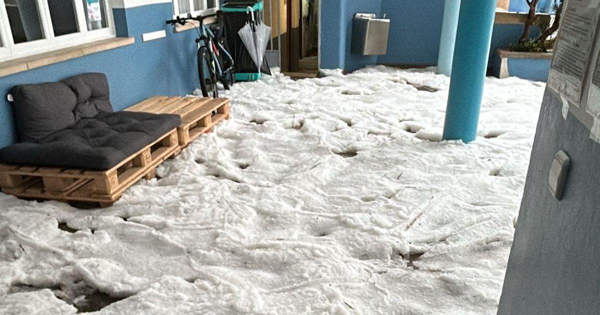 Heftiger Hagel auf Mallorca: Santanyí unter weißer Decke – Unwetter ...